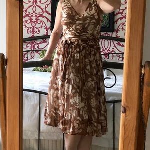 Silk summer party dress